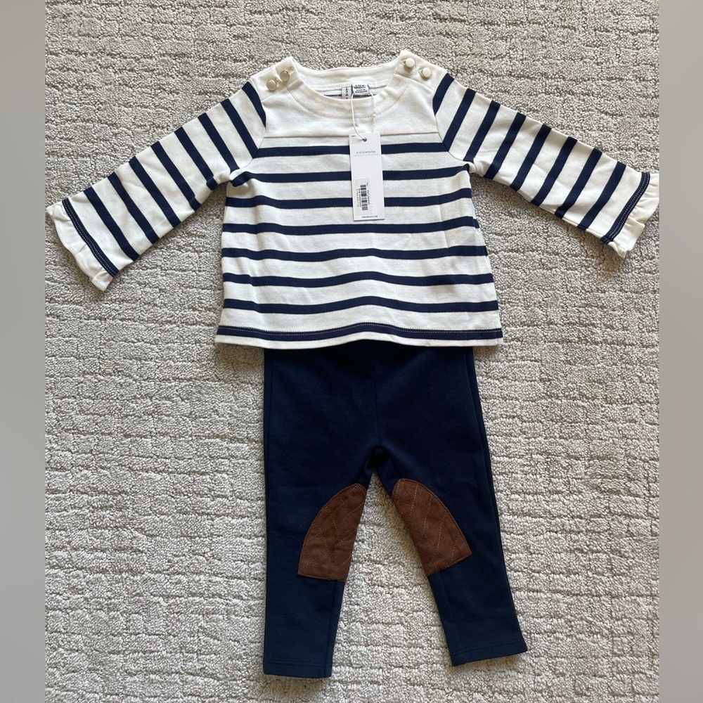 JANIE AND JACK GIRL FALL EQUESTRIAN OUTFIT- NWT